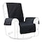 Cover Bonanza Indoor Recliner Slipcover, Black/Charcoal, 23"Wx21"Dx35"H 51-002-013801-EC - alternate 1